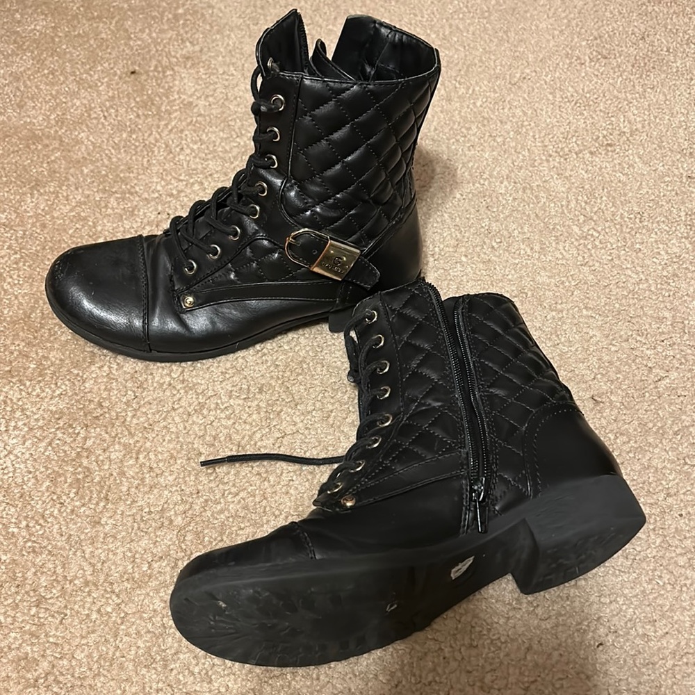 G by Guess Combat Boots
